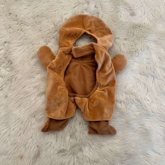 Christmas Gingerbread Pet Costume Gingersnap Hooded Dog Cat Small - Picture 2 of 6